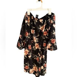Rue21 Floral Off Shoulder Dress